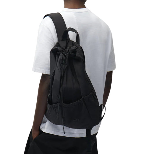 Zaino Arte Drawstring Nylon Backpack NERO