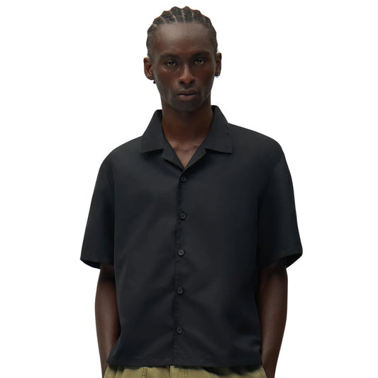 Camicia Arte Nylon Linnen Shirt NERO