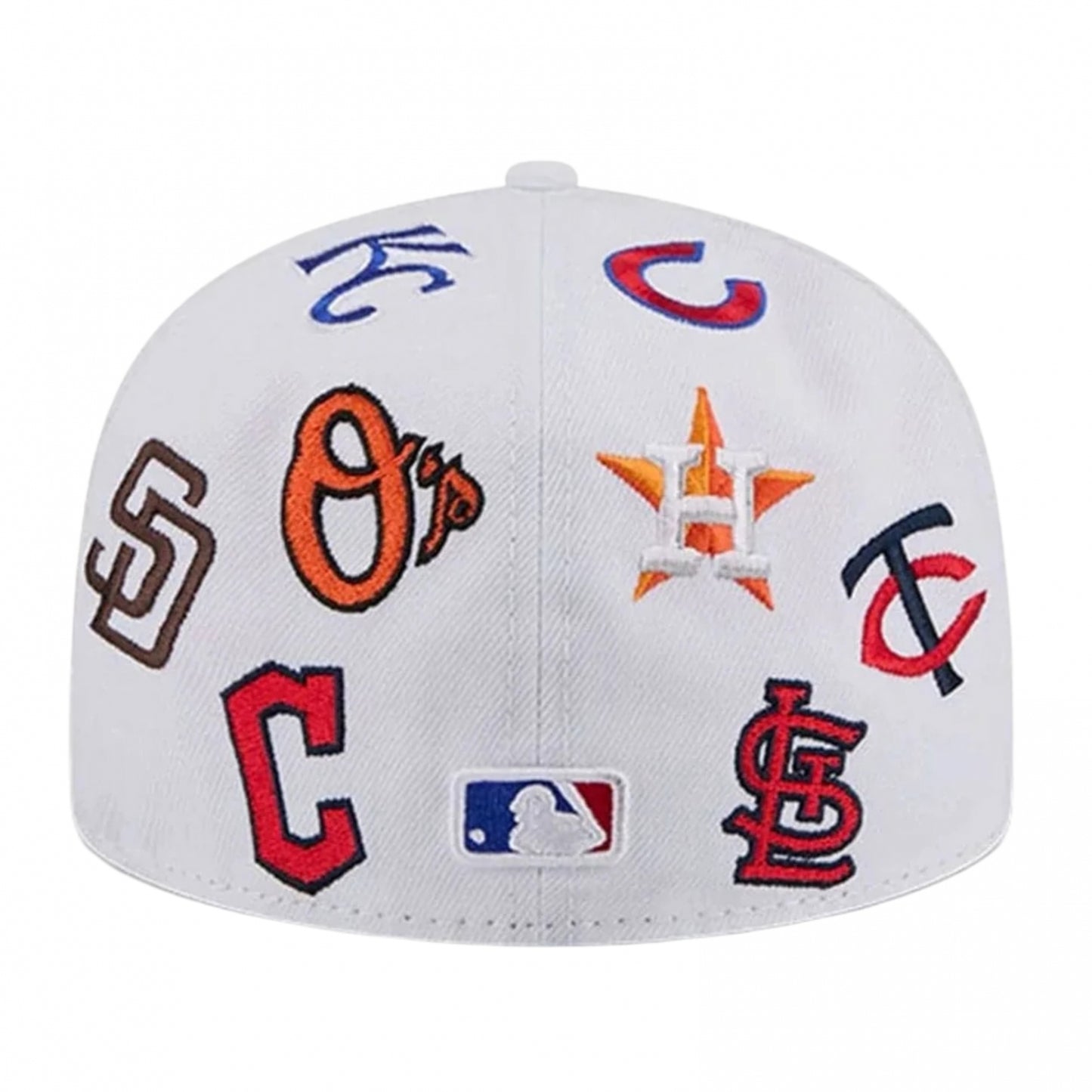 Cappello New Era 59Fifty All Over 28040 MLB BIANCO