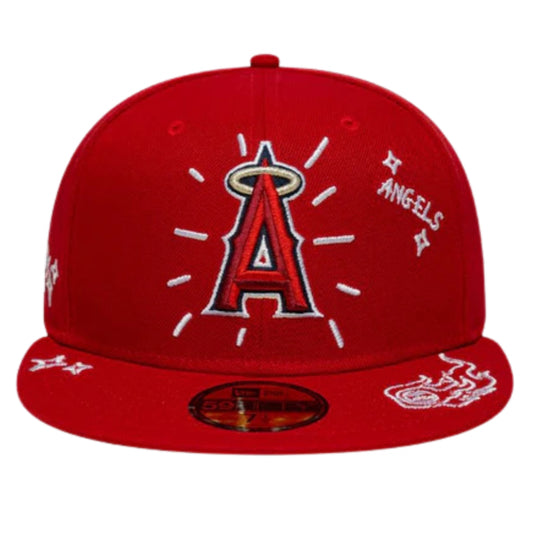 Cappello New Era 59Fifty MLB Scribble ANAANG UNICO