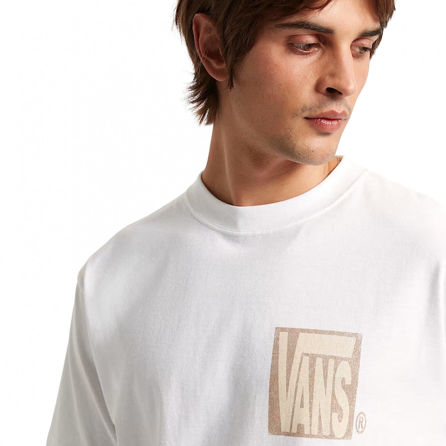 Maglietta Vans Stretch Stack Crackle Tee BIANCO