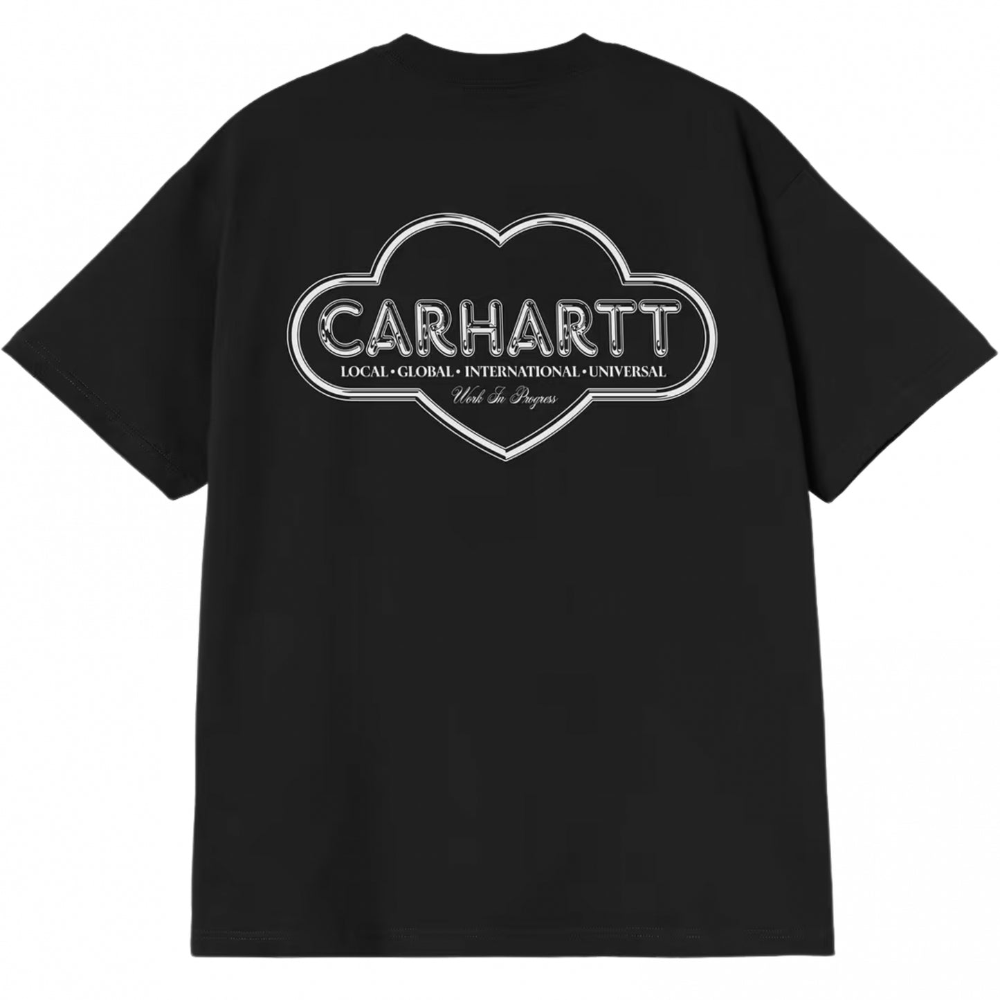 Maglietta Carhartt WIP SS Cloud Heart Tee NERO