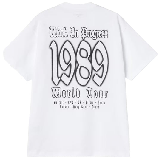 Maglietta Carhartt WIP SS World Tour Tee BIANCO