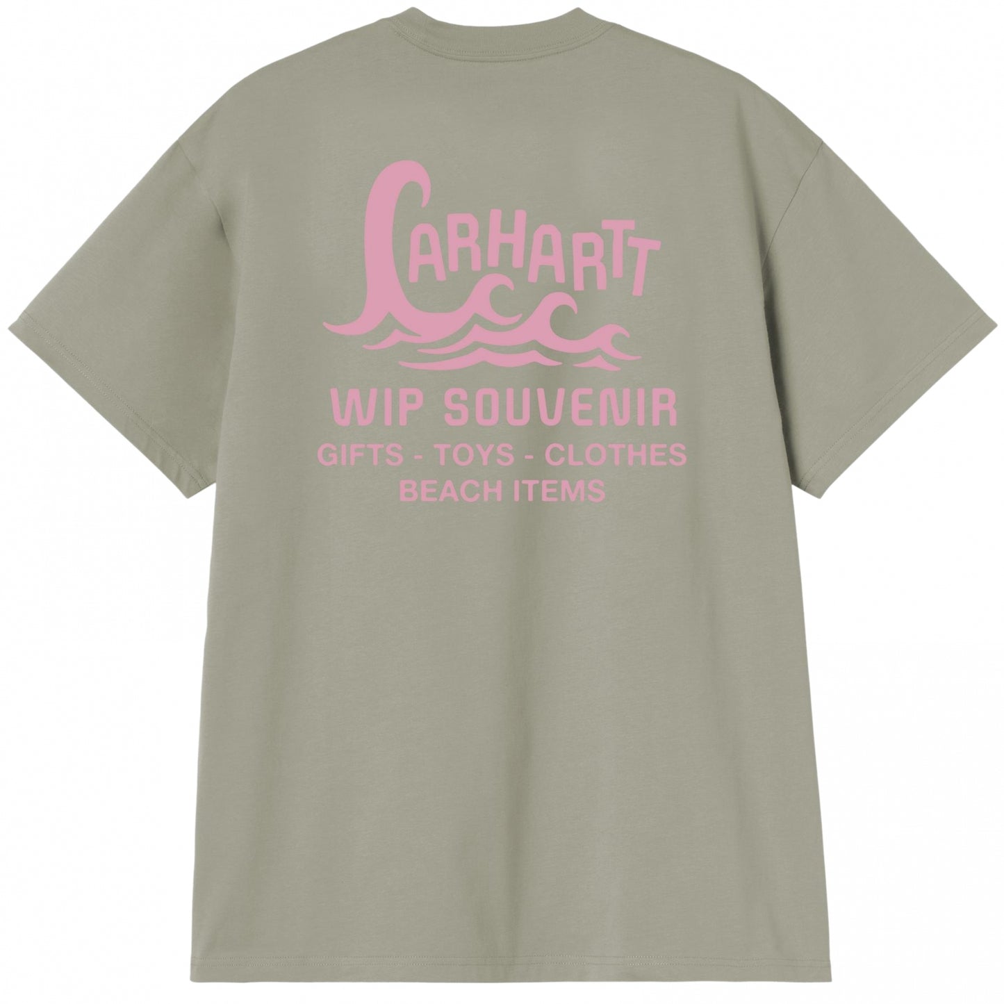Maglietta Carhartt WIP SS Waves Tee VERDE