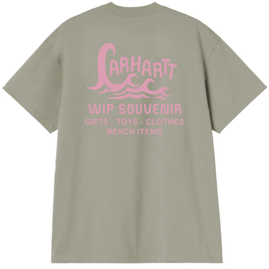 Maglietta Carhartt WIP SS Waves Tee VERDE