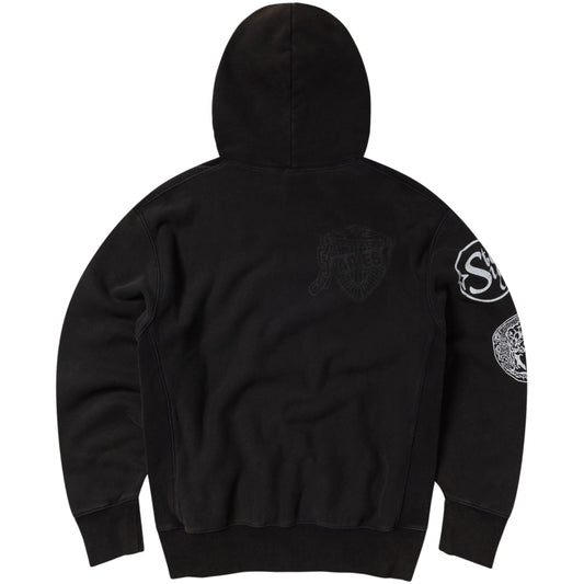Felpa Champion x Aries Hooded Sweatshirt NERO