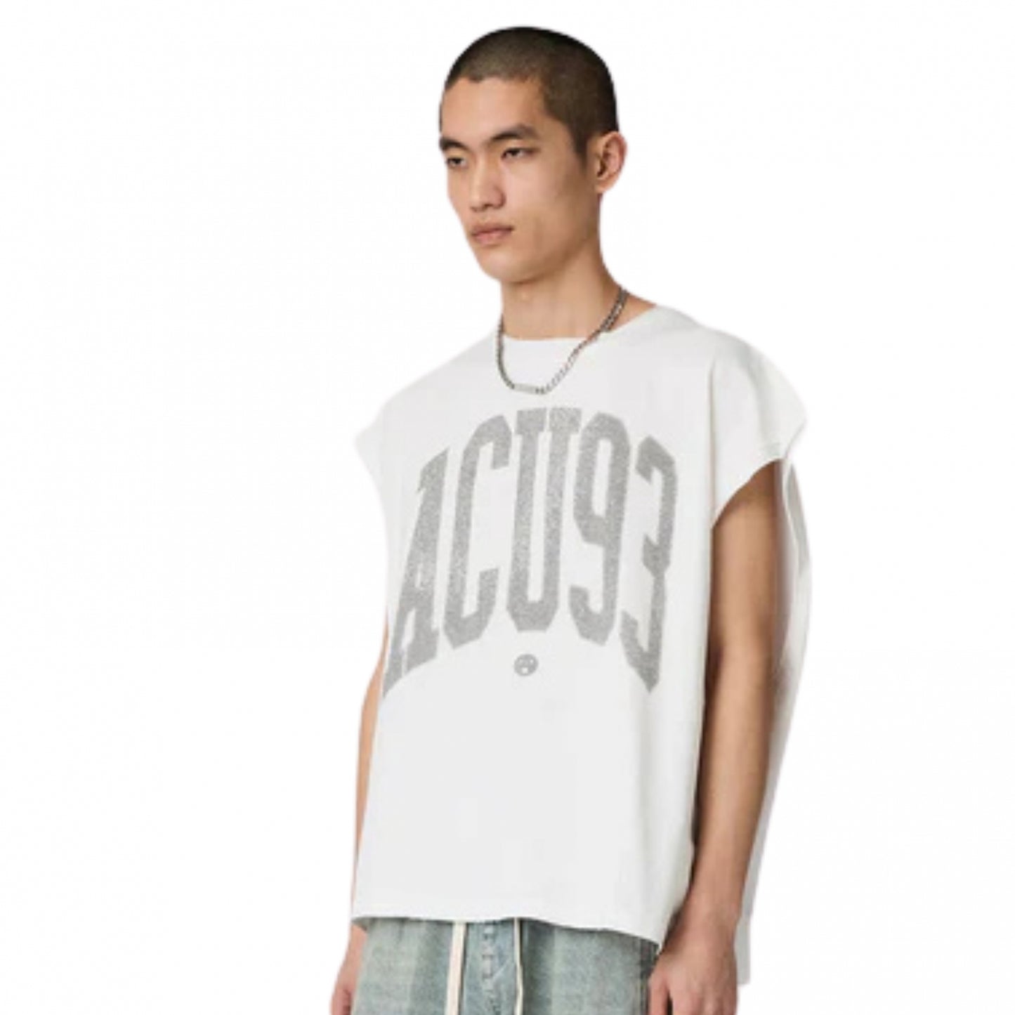 Canotta Acupuncture Touch Down Sleeveless BIANCO