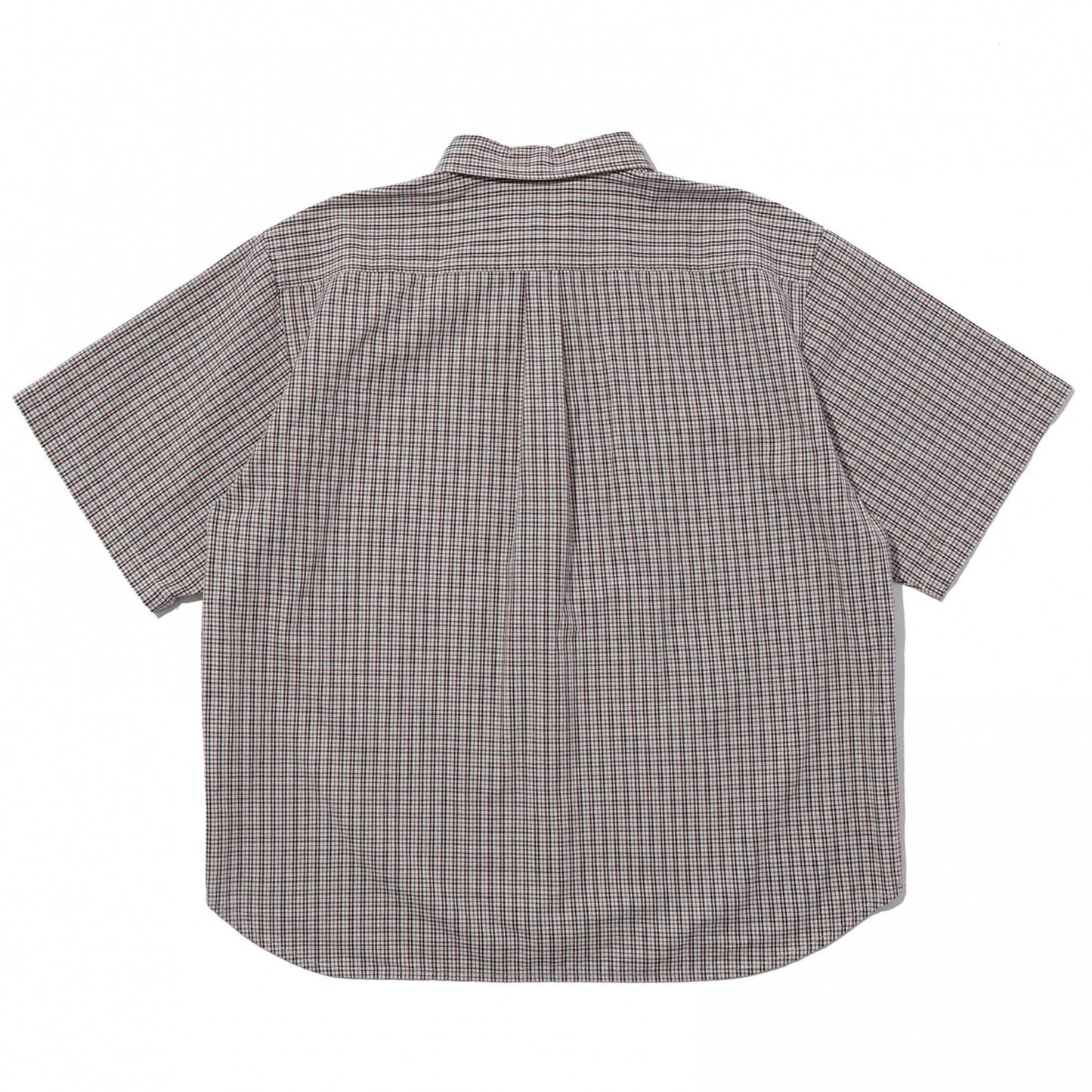 Camicia XLarge Check Double Sleeves Shirt BEIGE