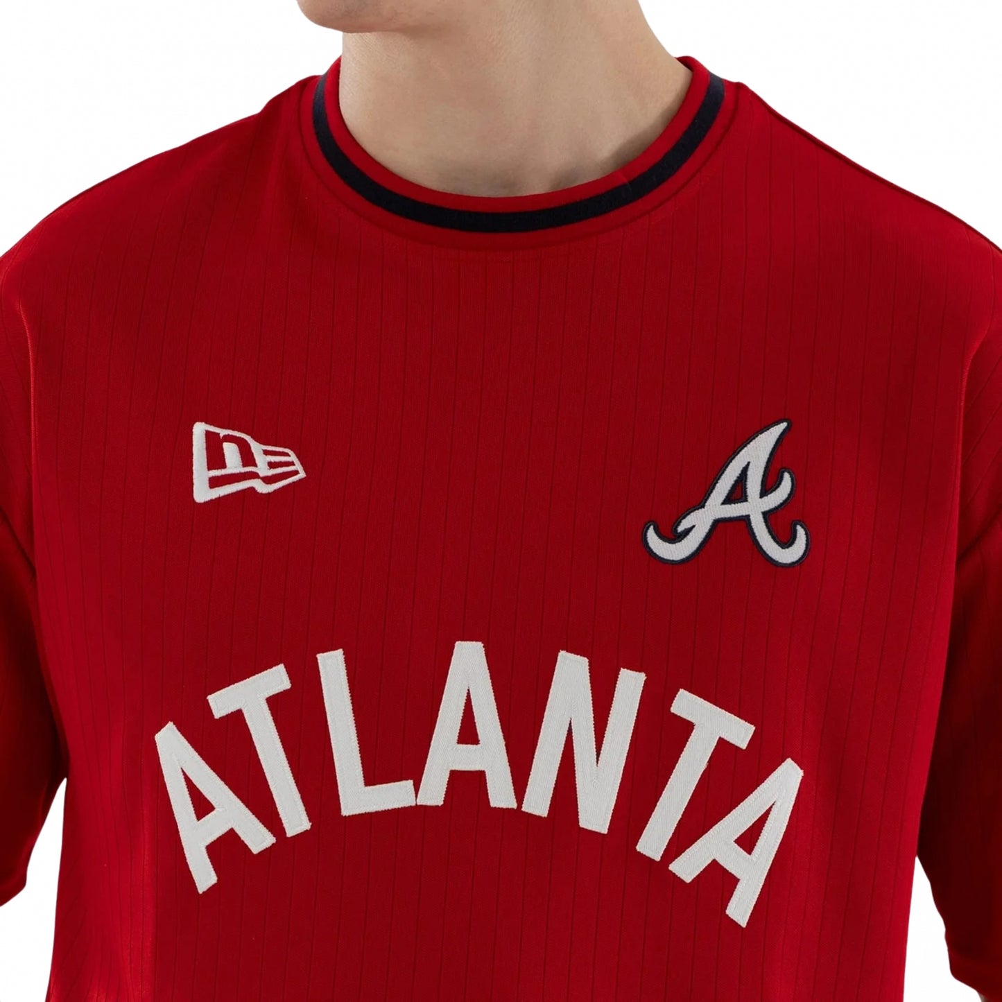 Top New Era MLB SS Top ATLBRA UNICO