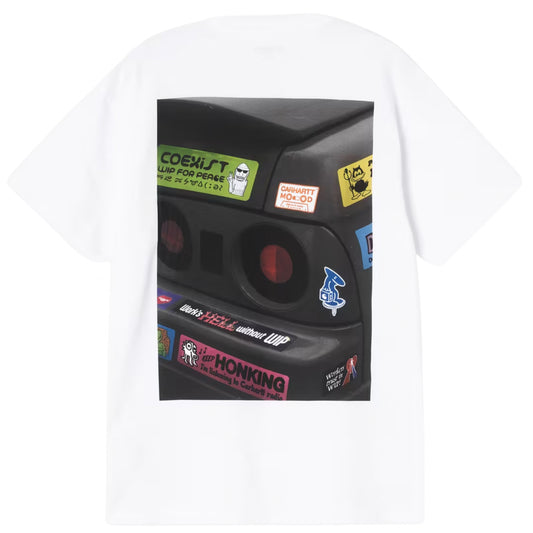 Maglietta Carhartt WIP SS Bumper Car Tee BIANCO