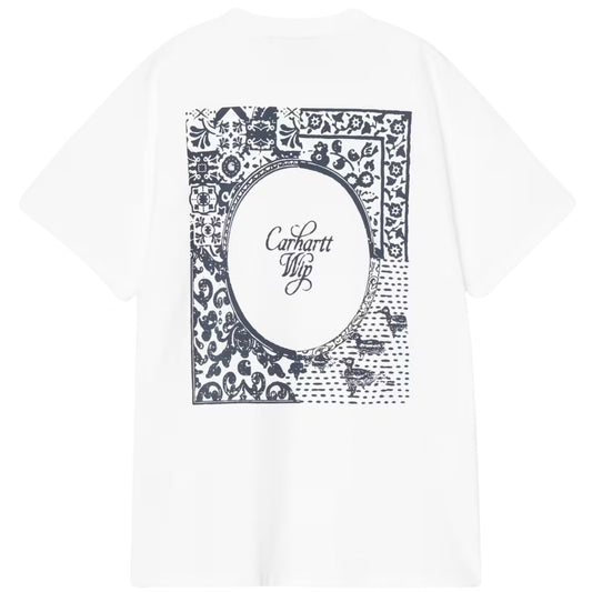 Maglietta Carhartt WIP SS Vestige Tee BIANCO