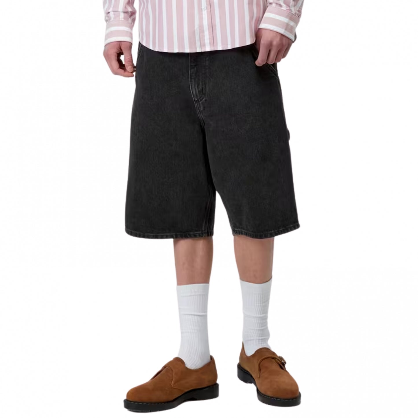 Pantaloncino Carhartt WIP Single Knee Short NERO