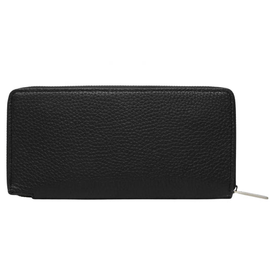 Portafoglio Calvin Klein Foil Emboss Long Zip NERO