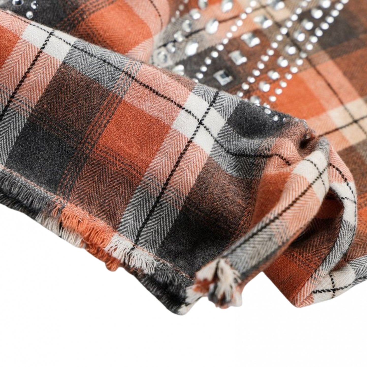 Smanicato Paper Money Rhinestone Flannel PESCA