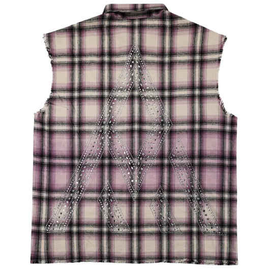 Smanicato Paper Money Rhinestone Flannel VIOLA