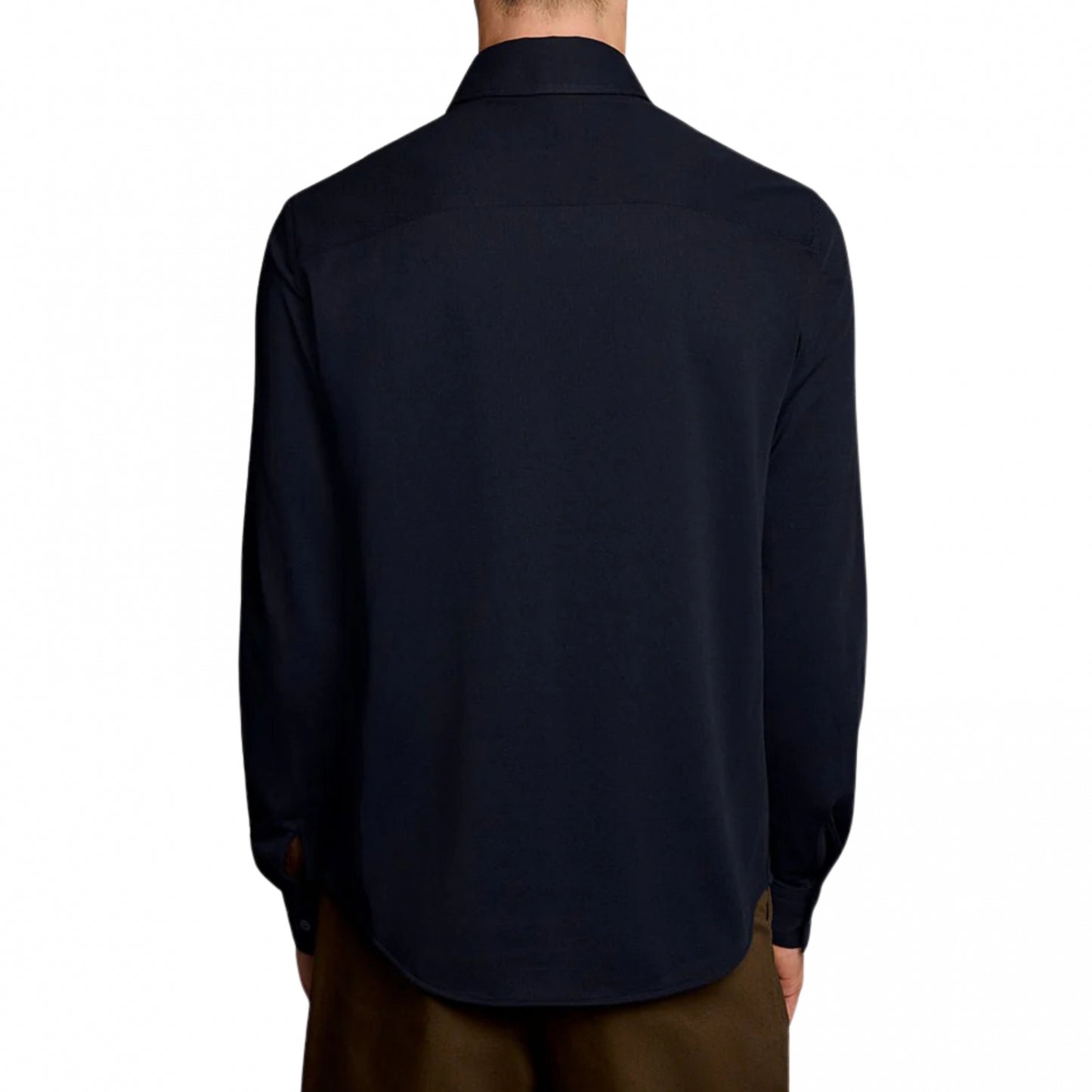 Camicia Lyle & Scott Grid Check Shirt BLU NAVY