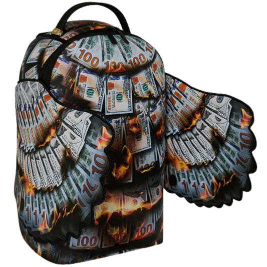 Zaino Sprayground Scorching Money Feathers Backpack