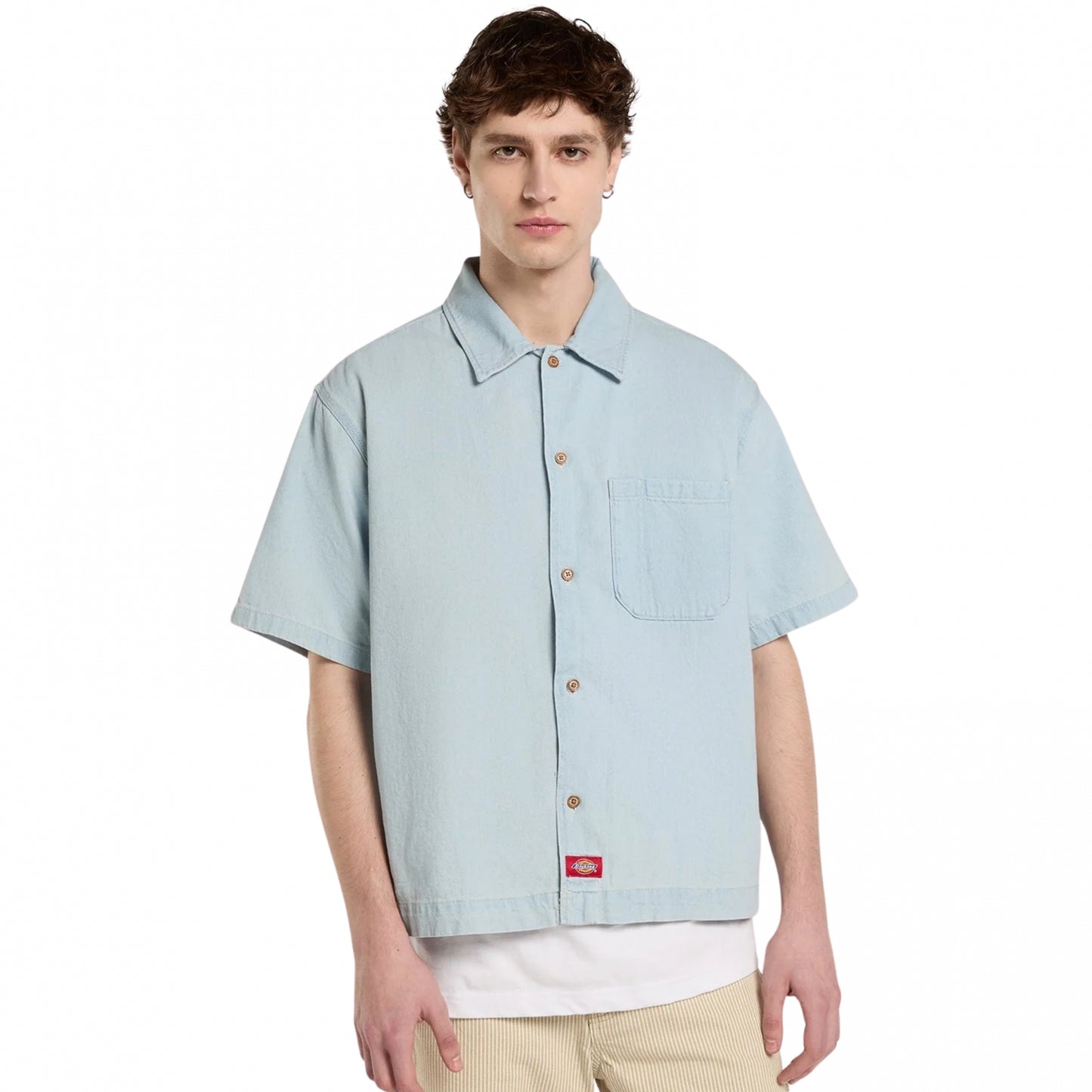 Camicia Dickies Denim SS Shirt DENIM