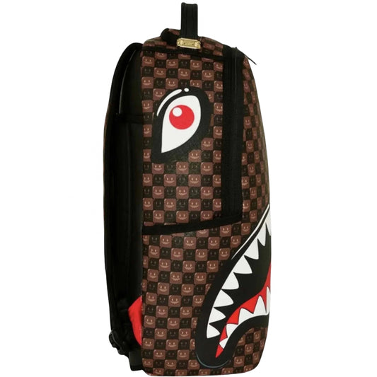 Zaino Sprayground Sharks In Paris Wtf Bubble Brown UNICO