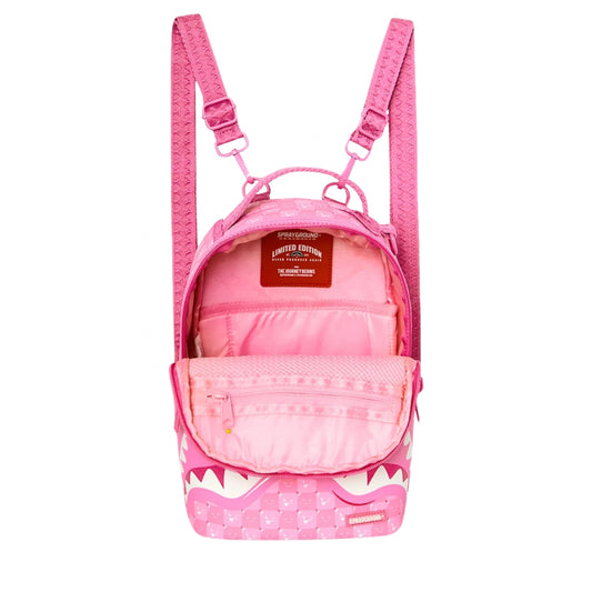 Zainetto Sprayground Pink New Check Faces Mini Bac UNICO