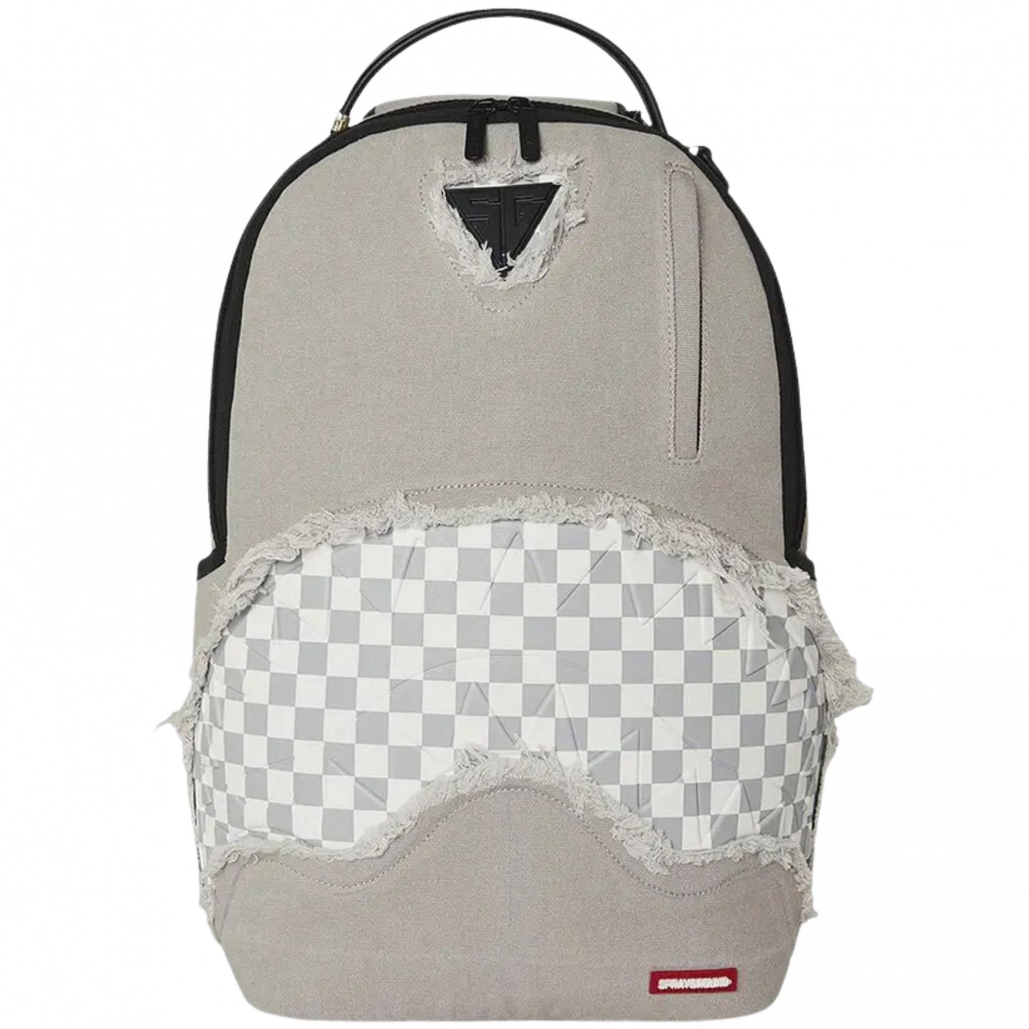 Zaino Sprayground Cream Denim Tear Shark Backpack UNICO