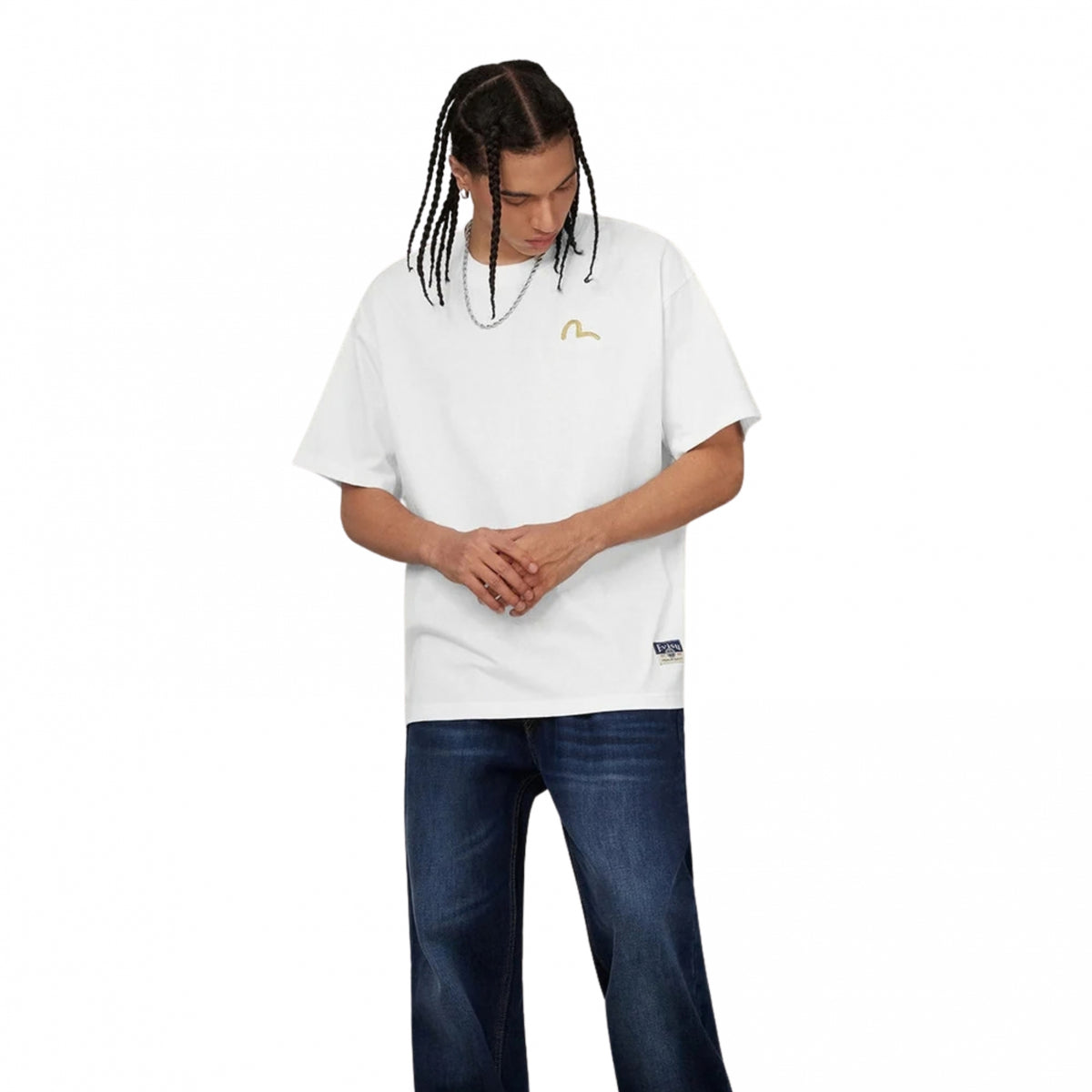 Maglietta Evisu Seagull Emb. Ss Tee BIANCO