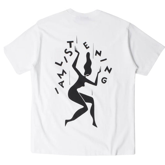 Maglietta Parra Not Listening Tee BIANCO