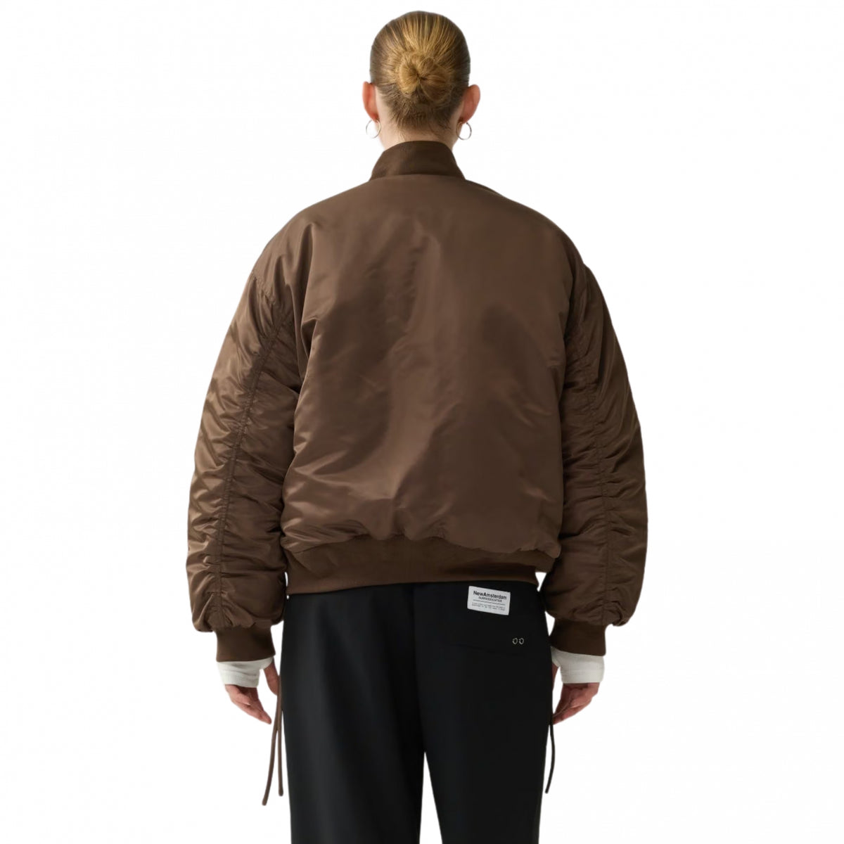 Giubbino NASA Reversible Bomber Jacket MARRONE