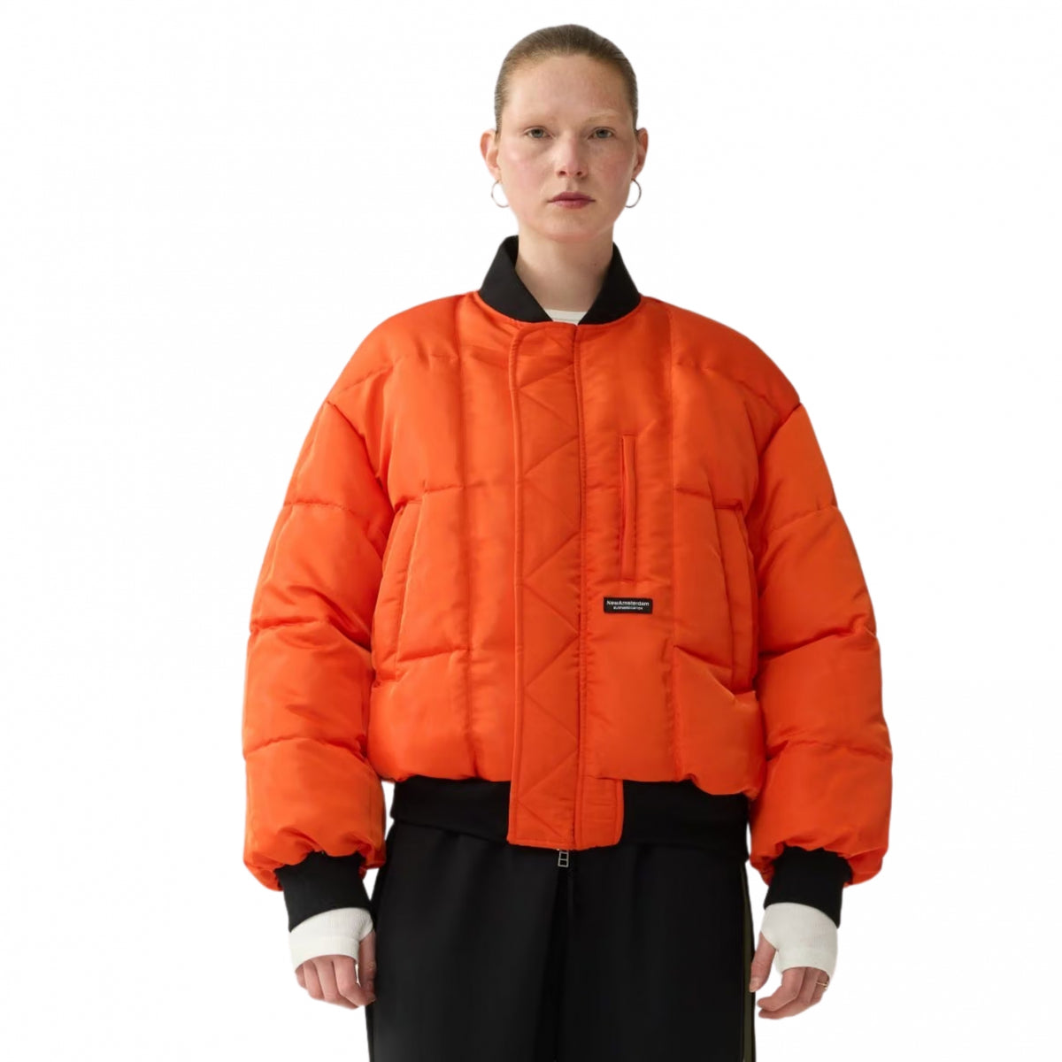 Giubbino NASA Reversible Bomber Jacket VERDE MILITARE