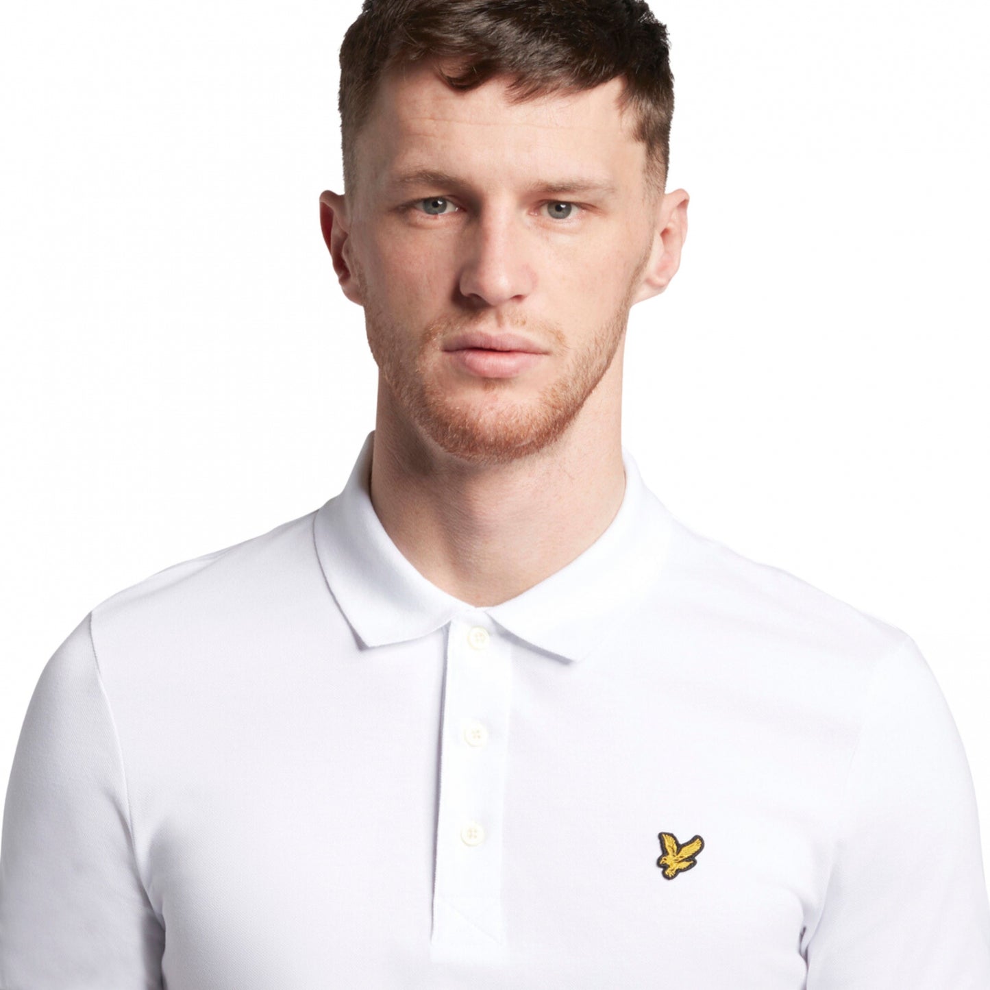 Lyle e Scott Plain Polo Shirt BIANCO