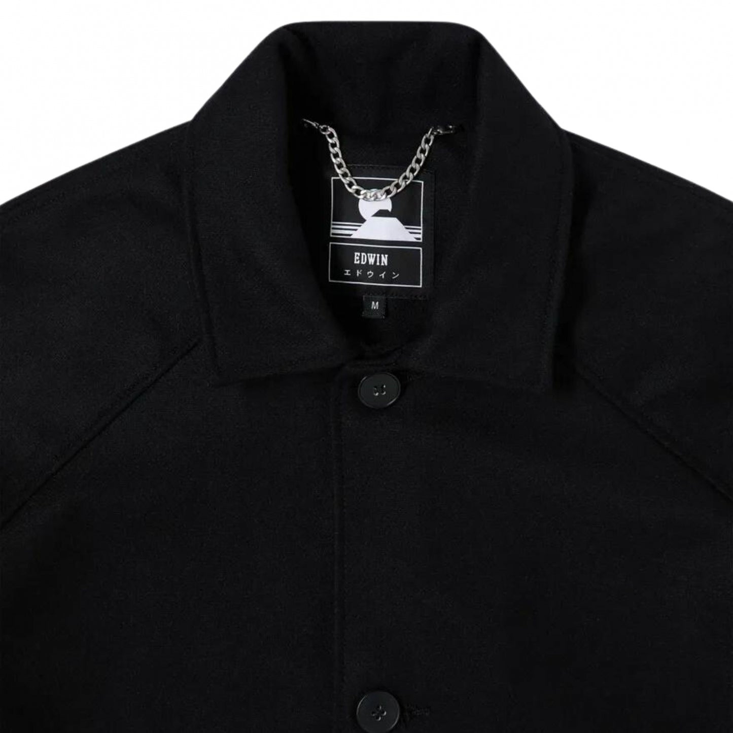 Edwin Mac Wool Coat Jacket BLACK