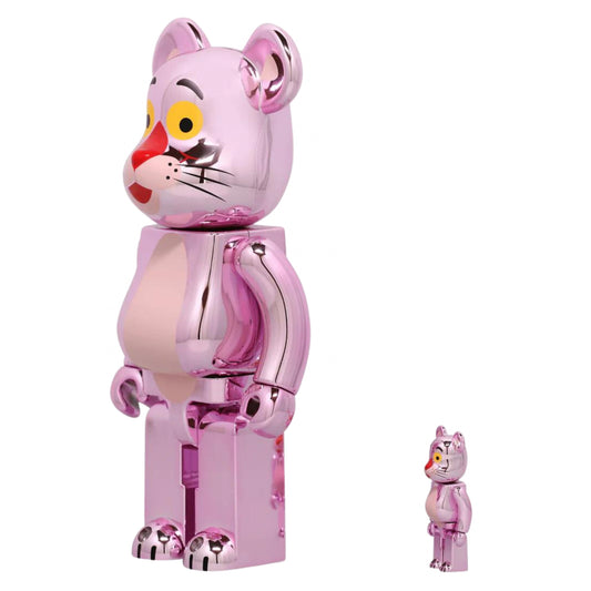 Be@rbrick Pink Panther Chrome