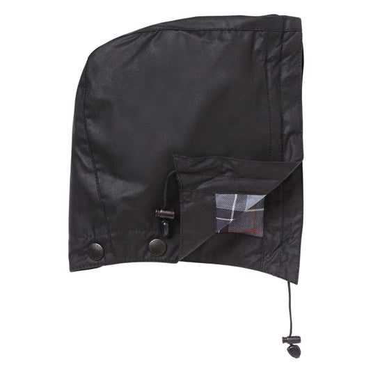 Cappuccio Barbour Waxed Cotton Hood NERO