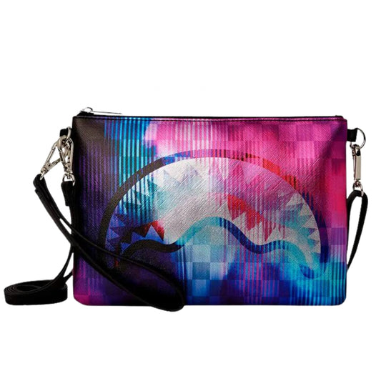 Sprayground Tye Check Clutch Bag