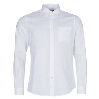 Camicia Barbour Nelson Tailored Shirt BIANCO