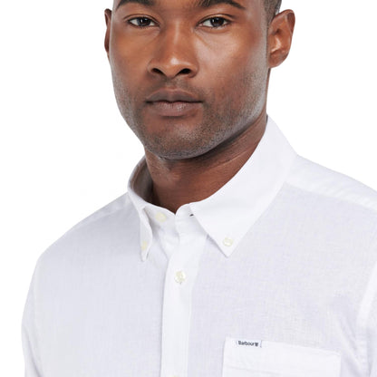 Camicia Barbour Nelson Tailored Shirt BIANCO