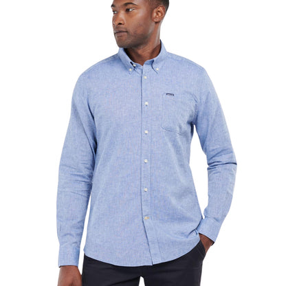 Camicia Barbour Nelson Tailored Shirt BLU