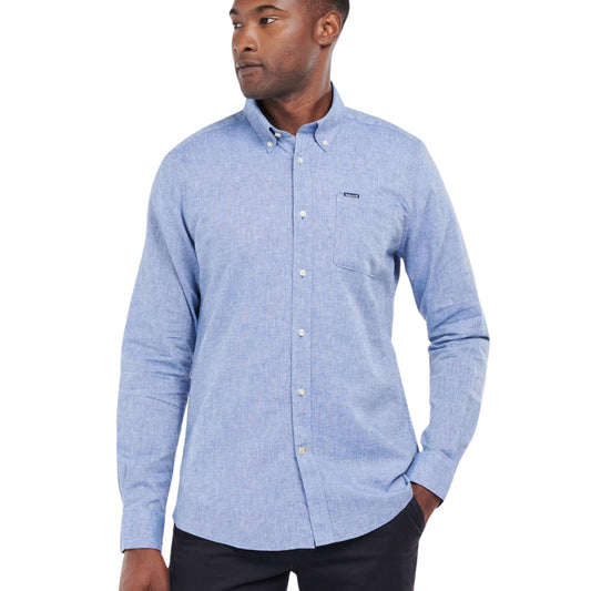 Camicia Barbour Nelson Tailored Shirt BLU