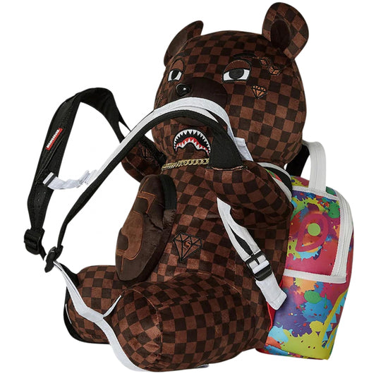 Sprayground Bear Wearing Backpack