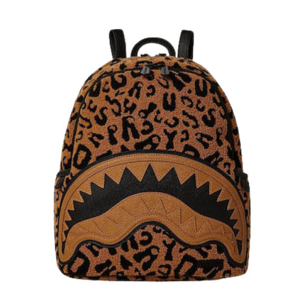 Sprayground Chenille Cheetah Savage Backpack