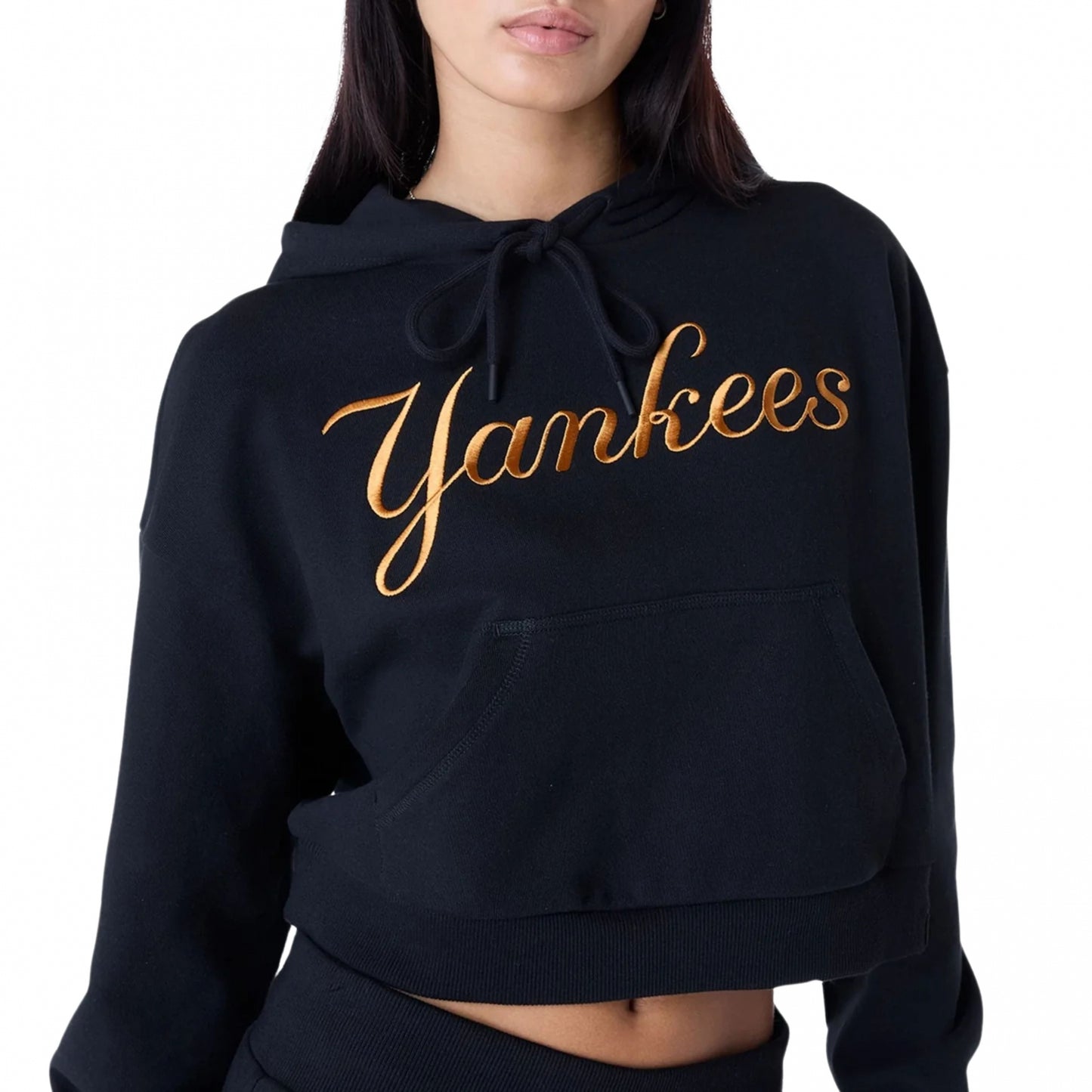 Felpa Donna New Era MLB Graphic Crop Hoodie NEYYAN
