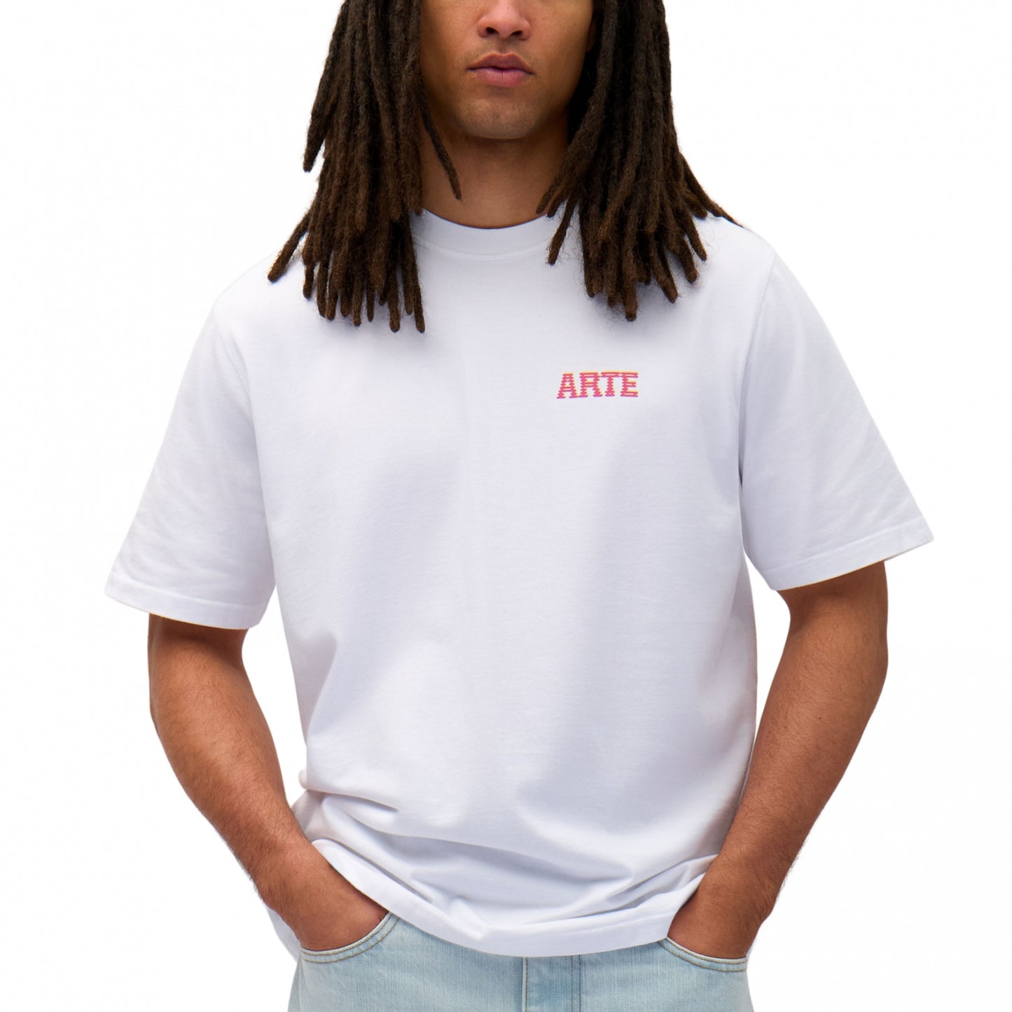 Maglietta Arte Rounded Parts Print Tee