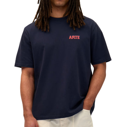 Maglietta Arte Rounded Parts Print Tee