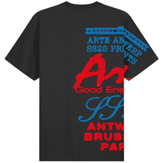 Maglietta Arte Side Print Tee