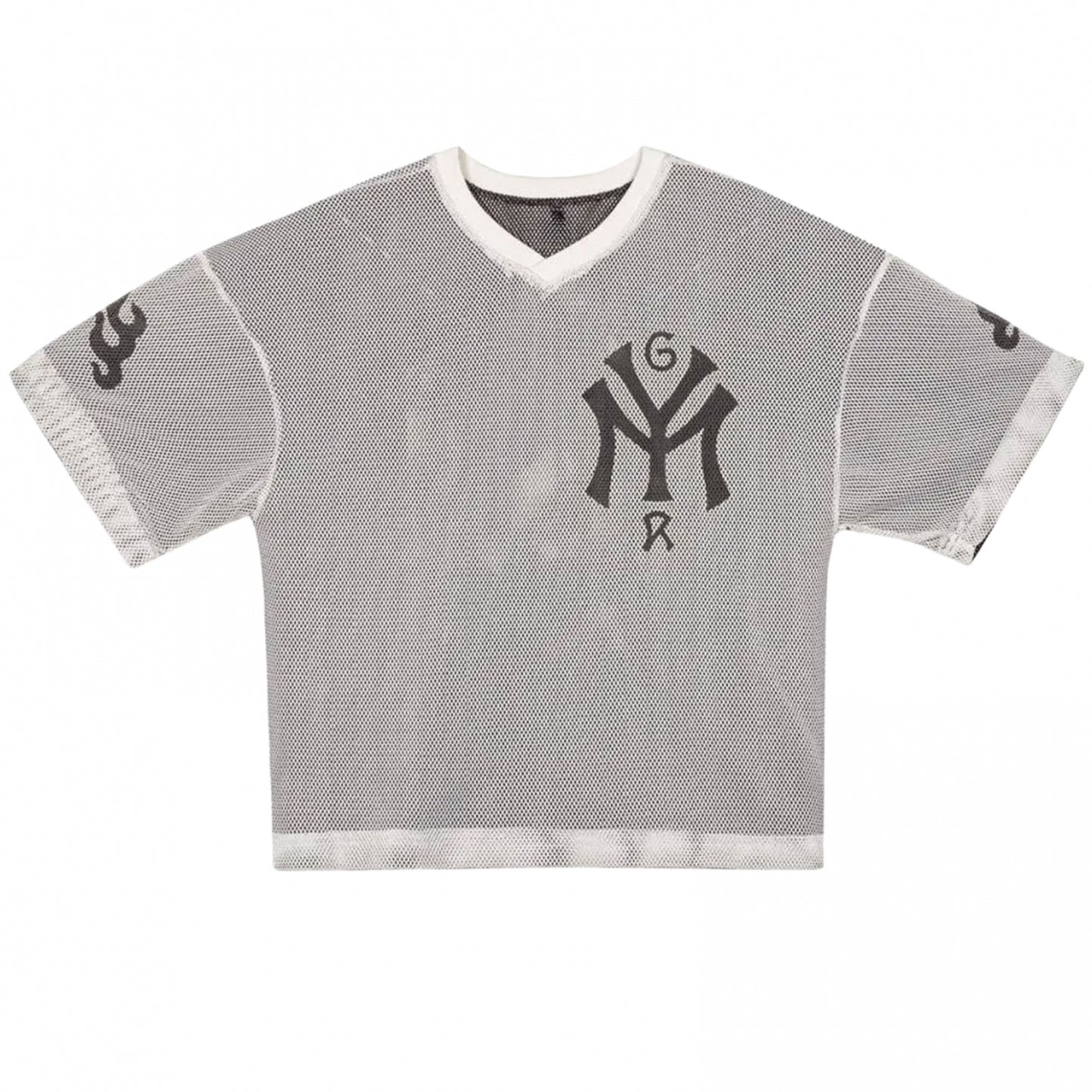 Maglietta Grimey Reversible Mesh Boxy V Neck Tee