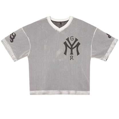 Maglietta Grimey Reversible Mesh Boxy V Neck Tee