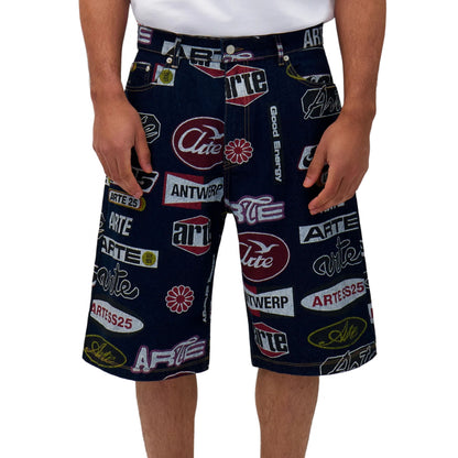 Pantaloncino Arte Allover Print Short