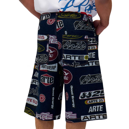Pantaloncino Arte Allover Print Short