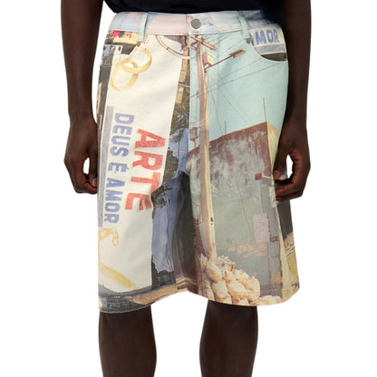 Pantaloncino Arte Photo Allover Short