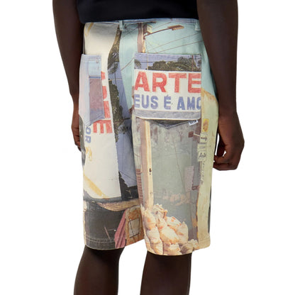 Pantaloncino Arte Photo Allover Short
